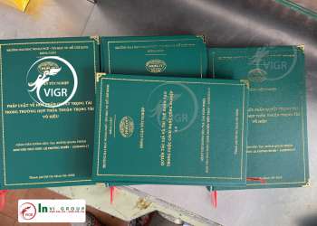 Bìa mạ vàng Đại học Ngoại Ngữ - Tin Học