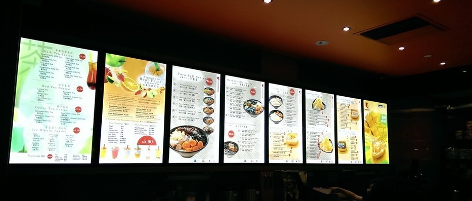 Giấy ảnh - bảng menu