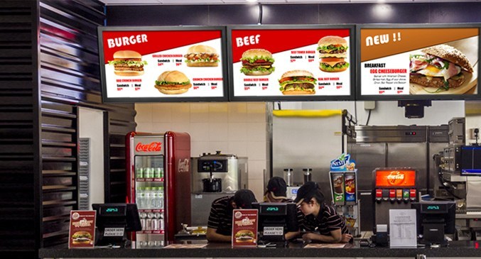 menu bảng