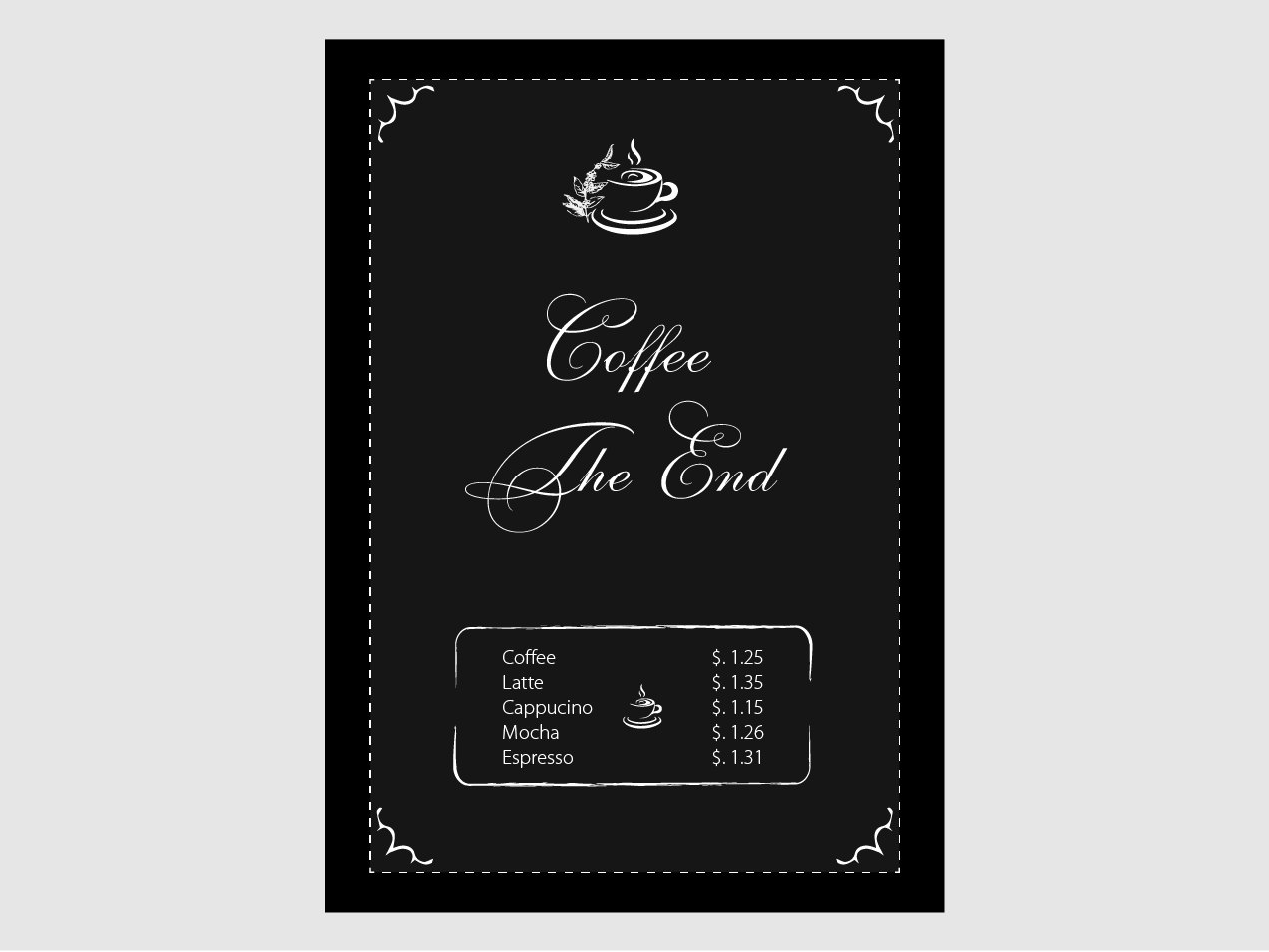 Thiết kế menu