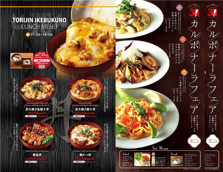 Thực đơn - menu