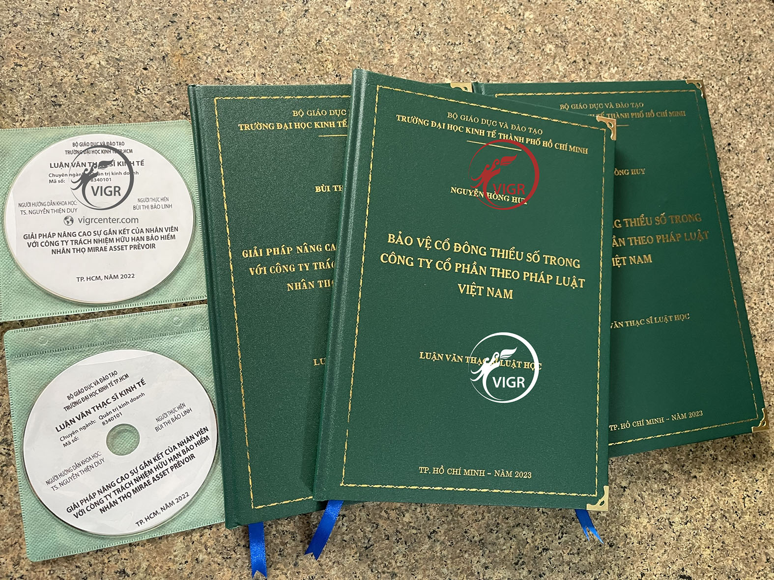 Bìa mạ vàng Đại Học Kinh Tế