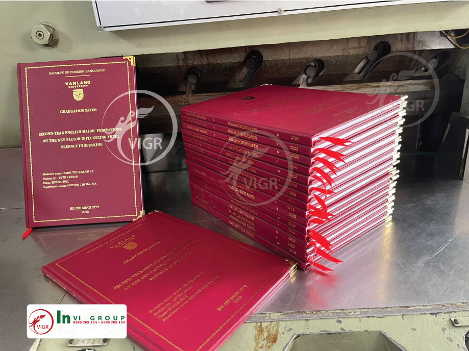 Bìa Mạ Vàng Đại Học Văn Lang